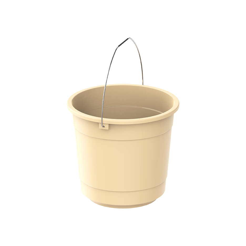 3L Round Plastic Bucket with cover