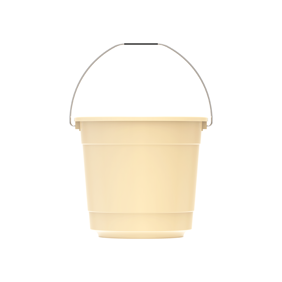 3L Round Plastic Bucket with cover