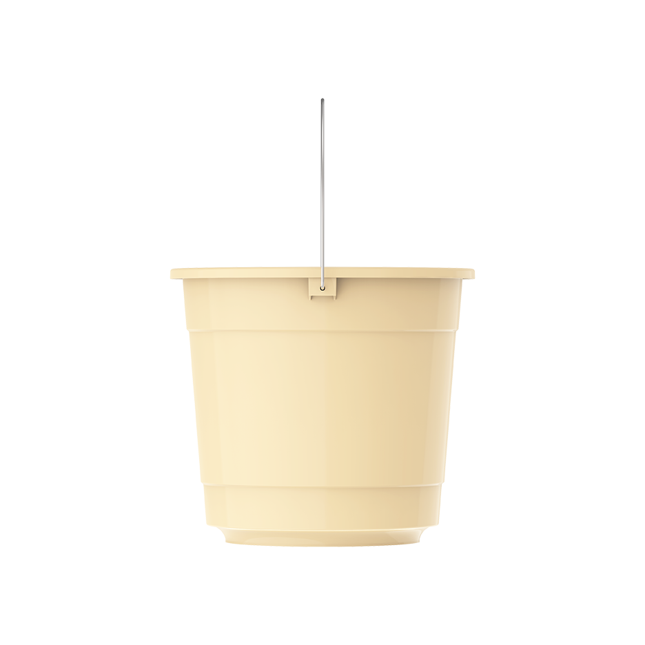 3L Round Plastic Bucket with cover