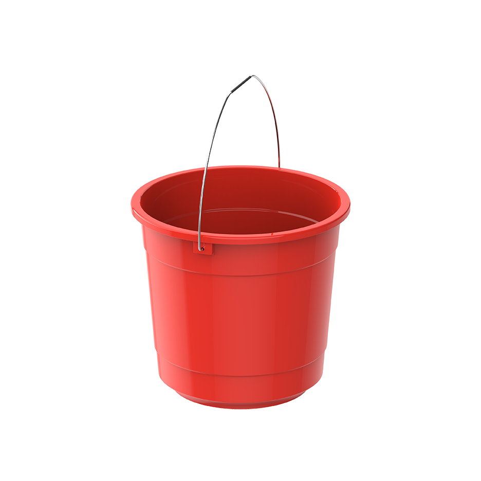 3L Round Plastic Bucket with cover