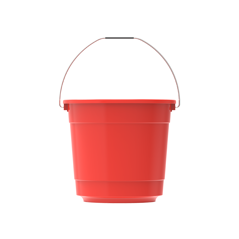 3L Round Plastic Bucket with cover