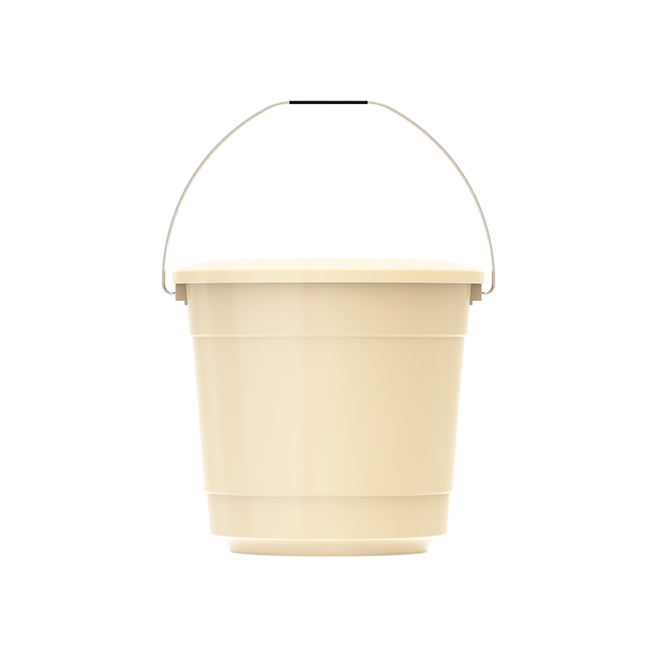 3L Round Plastic Bucket with cover