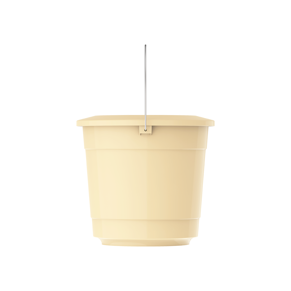 3L Round Plastic Bucket with cover