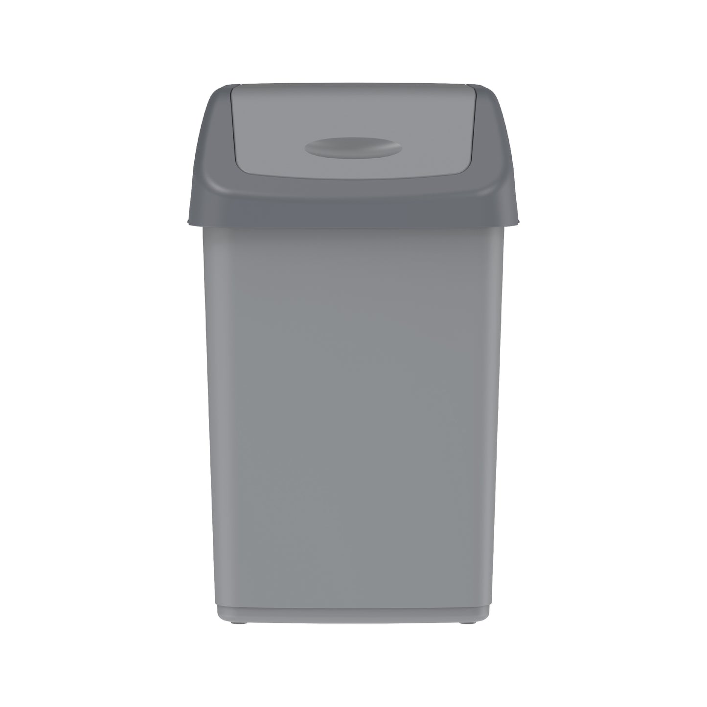 46L Flip-top Waste Bin with Swing Lid