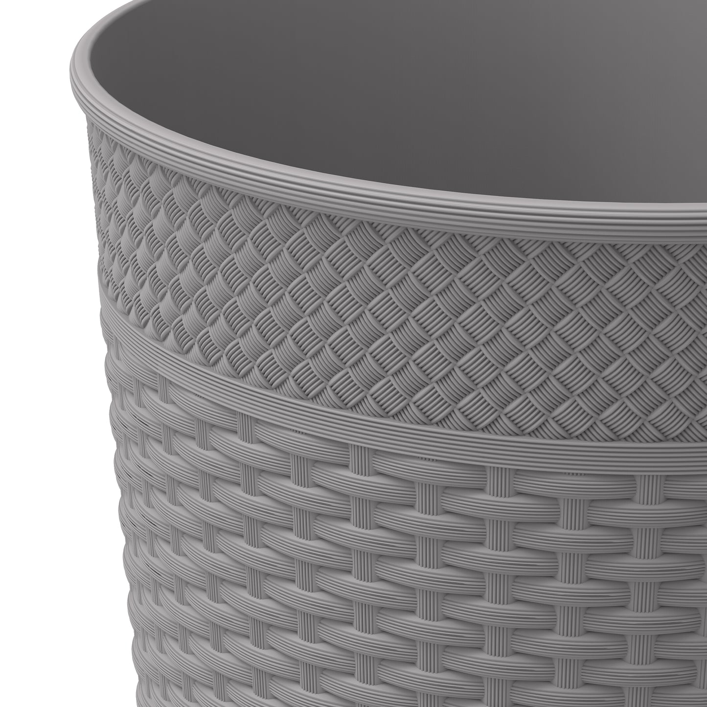 6L Cedarattan Round Waste Basket