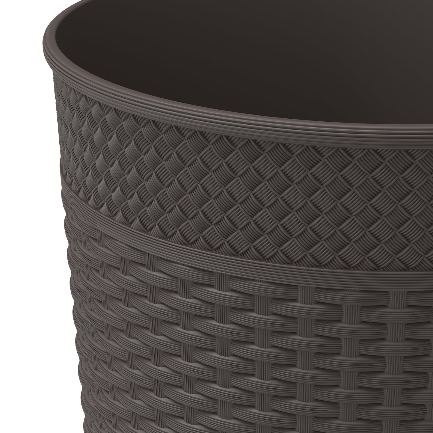 6L Cedarattan Round Waste Basket