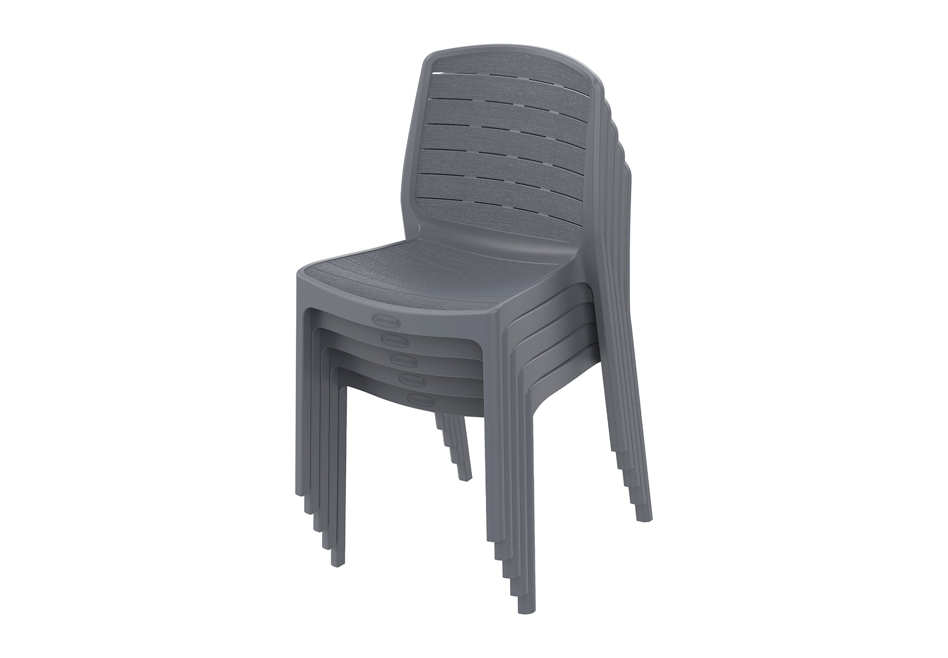 Cedargrain Outdoor Garden Plastic Armless Chair
