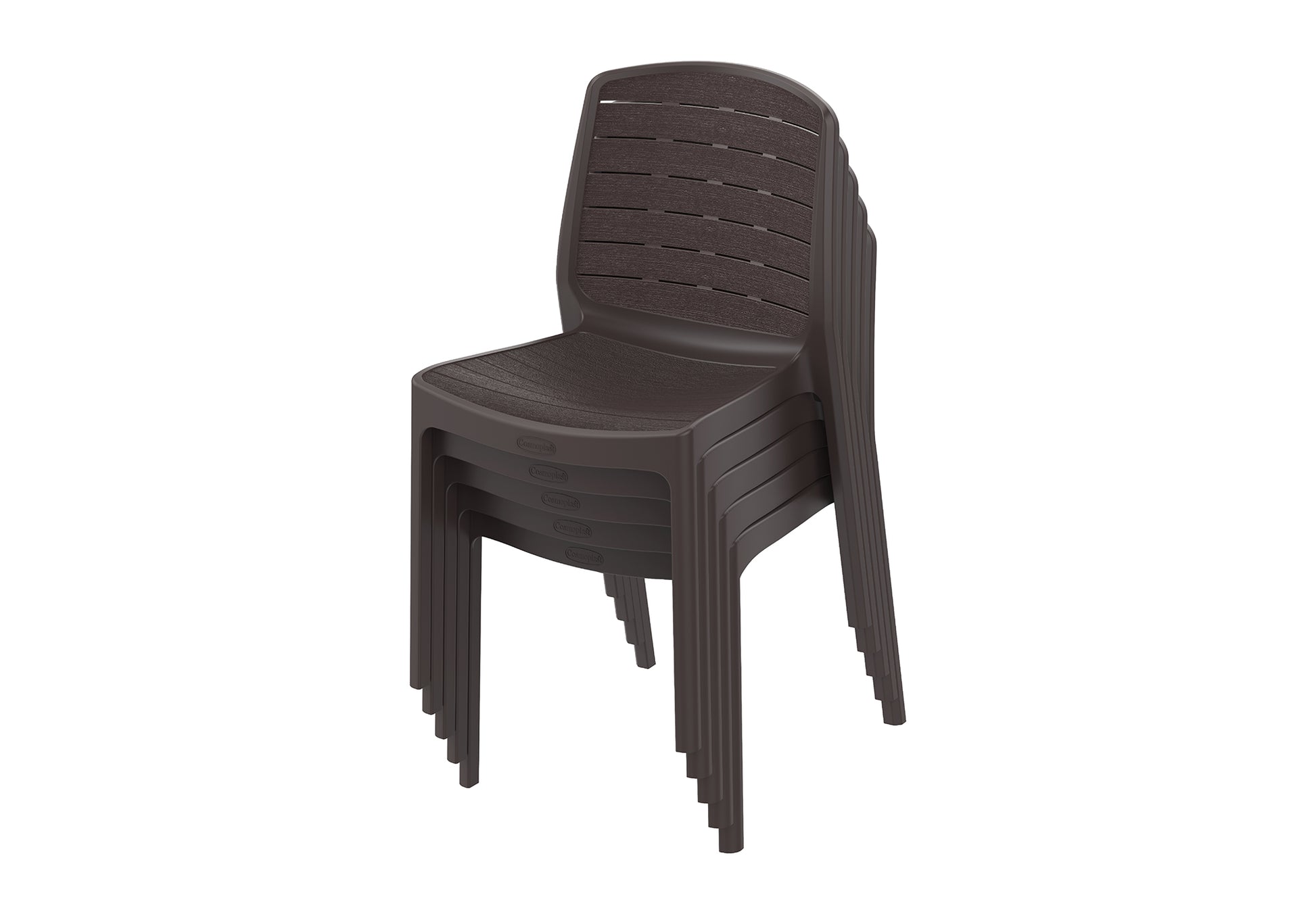 Cedargrain Outdoor Garden Plastic Armless Chair