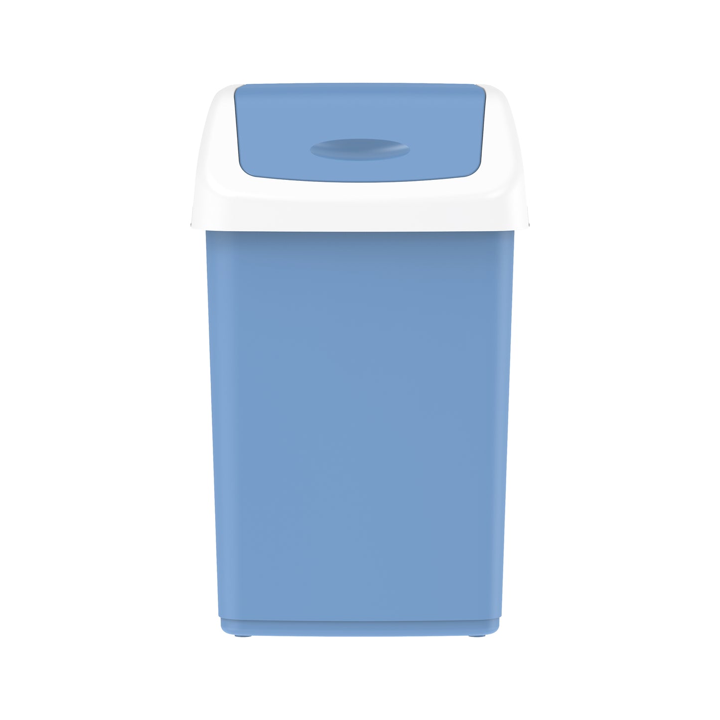46L Flip-top Waste Bin with Swing Lid