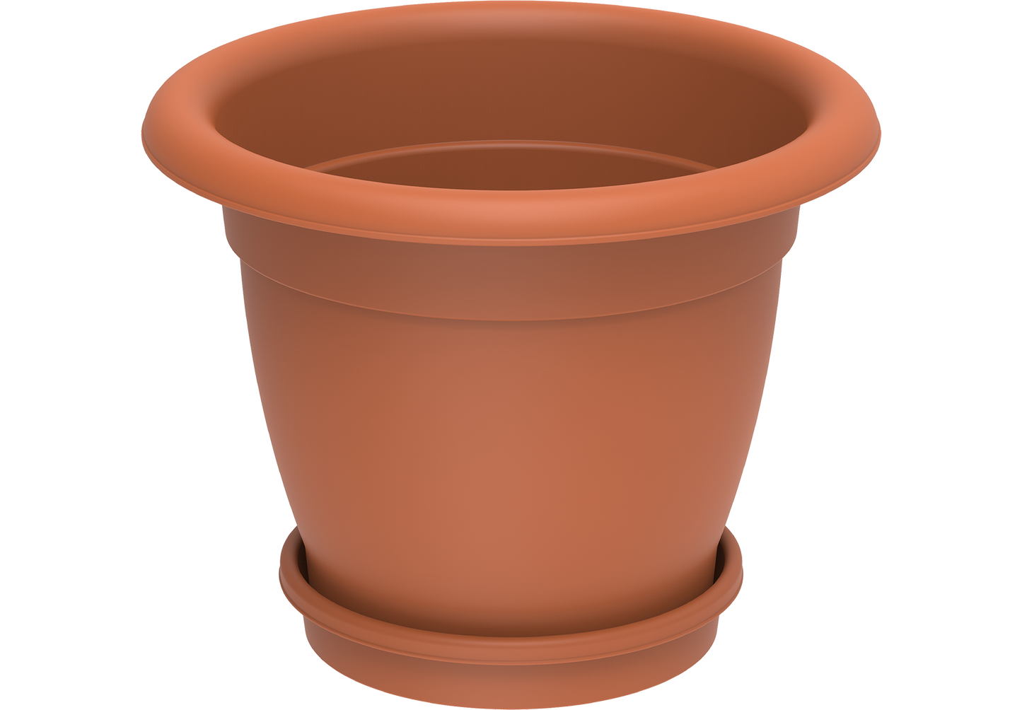 20" Round Flowerpot with Tray
