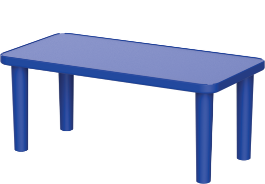 طاولة مستطيل رياض الأطفال ذات 6 مقاعد