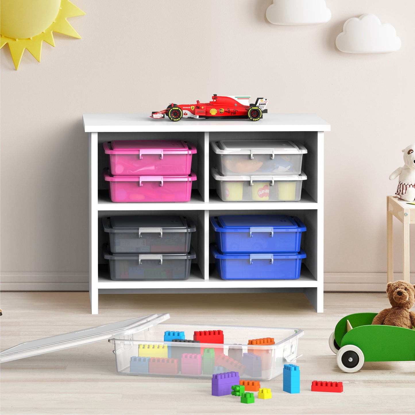 15L Lockbox Plastic Storage Box