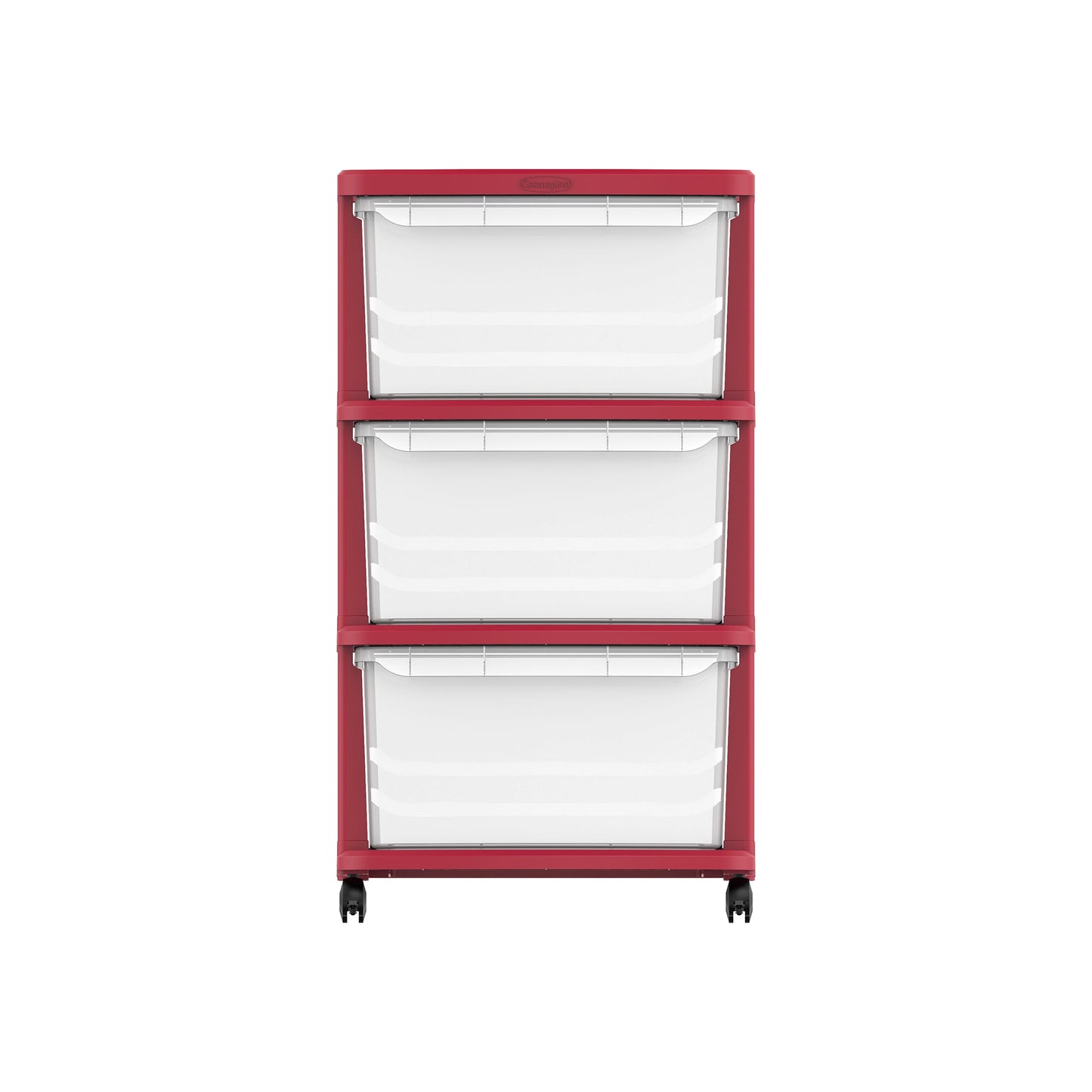 3 Tiers Multipurpose Storage Cabinet with Wheels