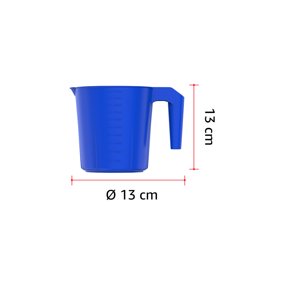 1L Plastic Mug