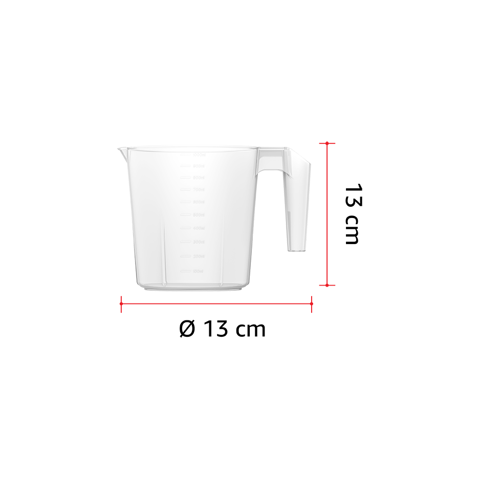1L Plastic Mug