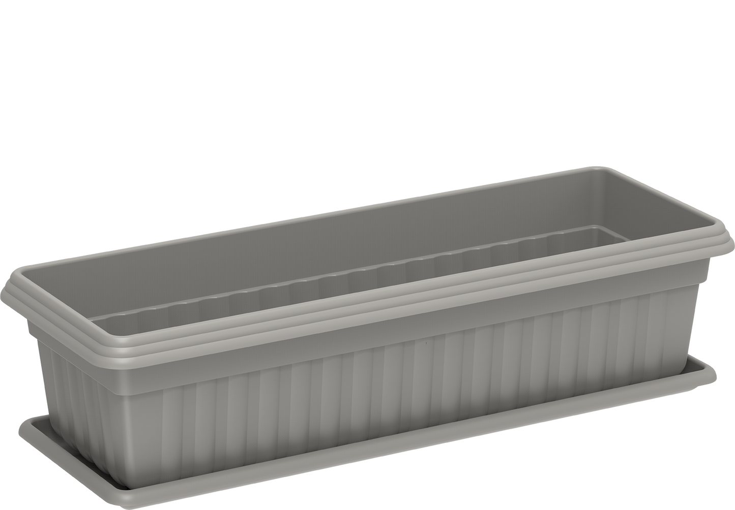 19" Small Exotica Planter with Tray