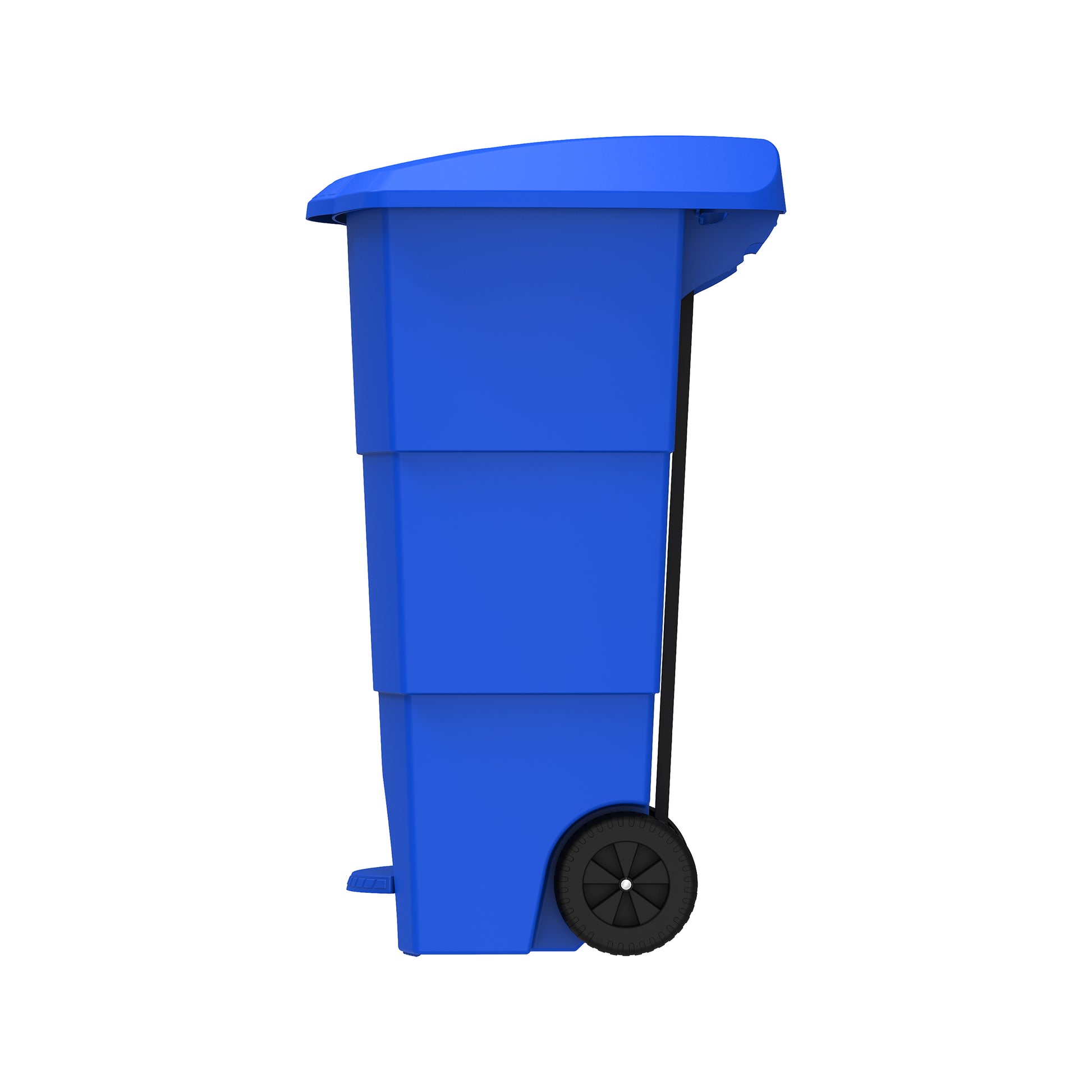 100L Step on Waste Bin with Pedal & Wheels- Cosmoplast KSA