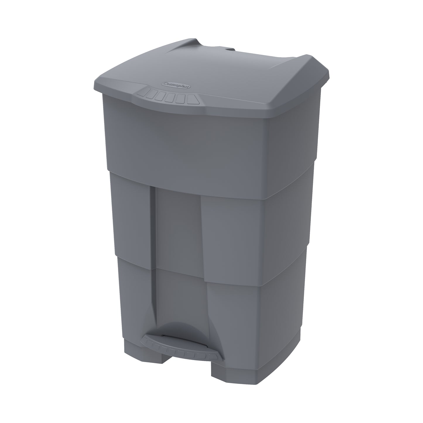 45L Step-on Waste Bin with Pedal Dark Grey 1