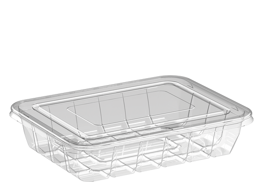 Clear Plastic Containers 1000 ml- Cosmoplast KSA