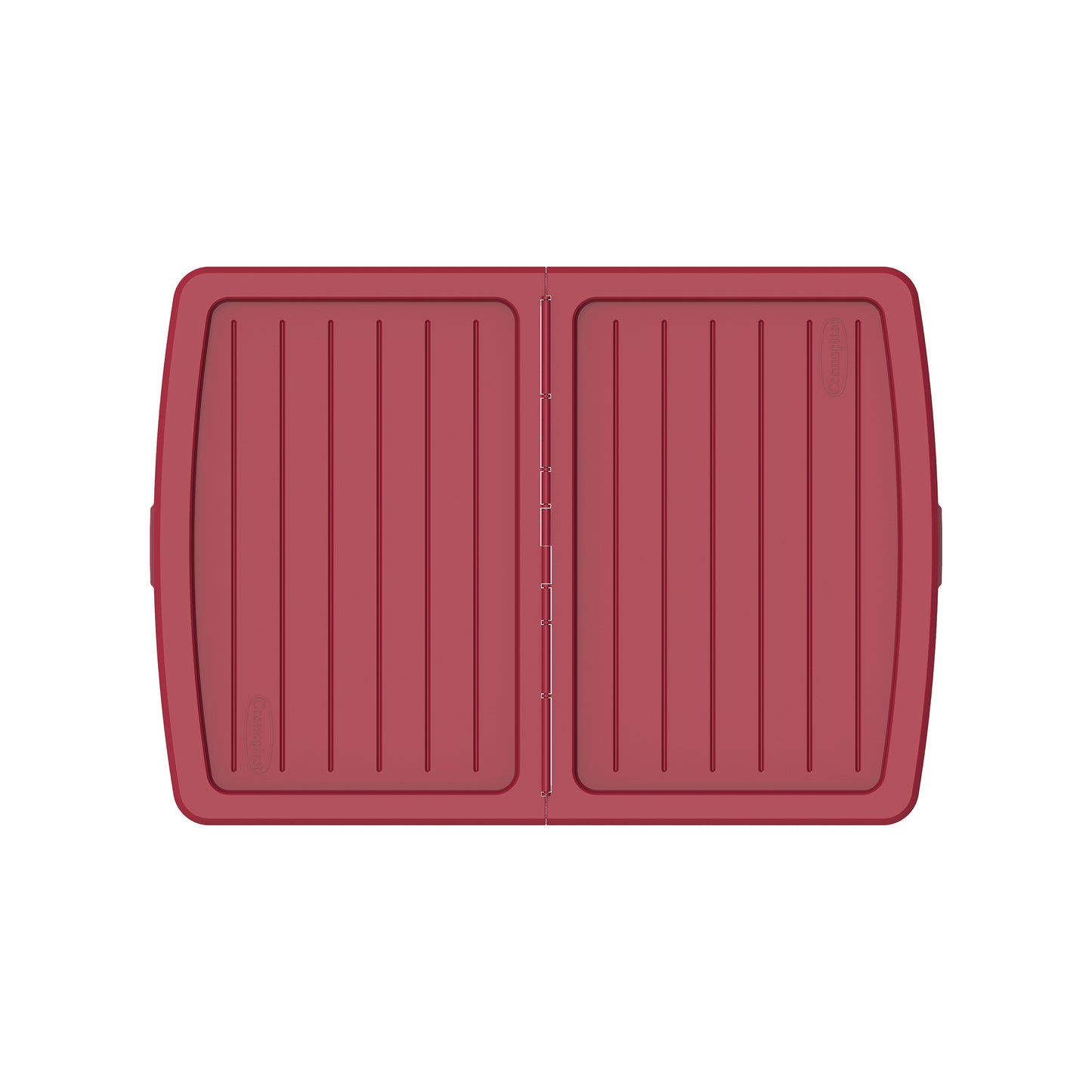 45L Clear Plastic Underbed Storage Box with Wheels & Lockable Lid