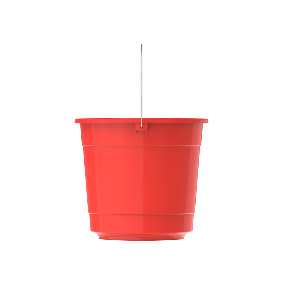 3L Round Plastic Bucket with cover