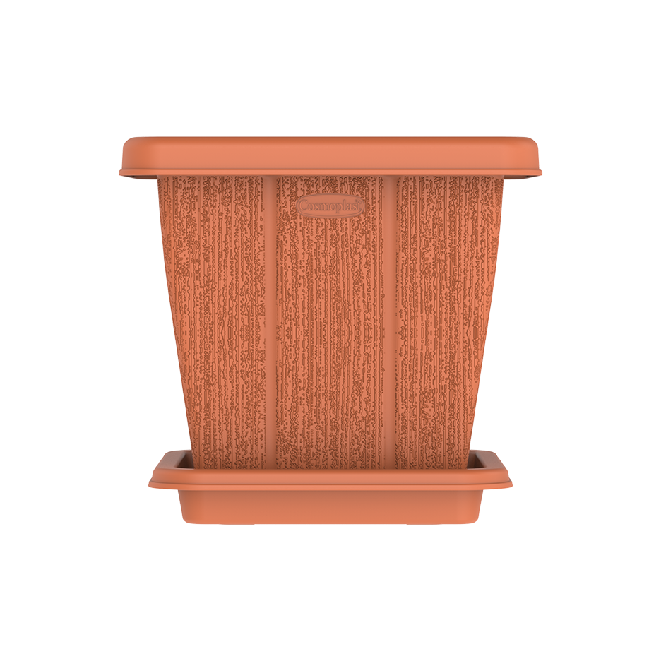10L Square Planter with Tray