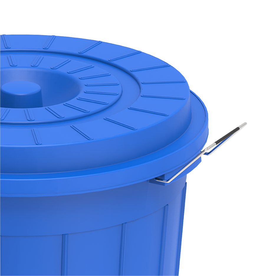 30L Round Plastic Drums with Lid