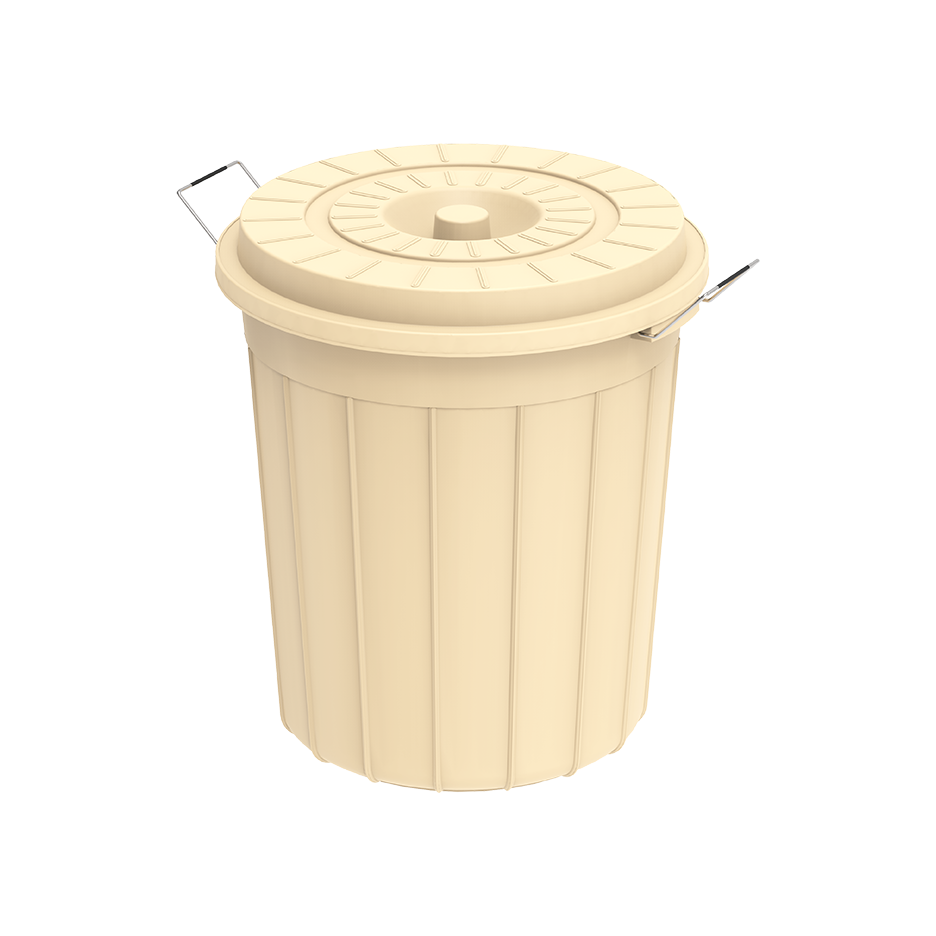 30L Round Plastic Drums with Lid