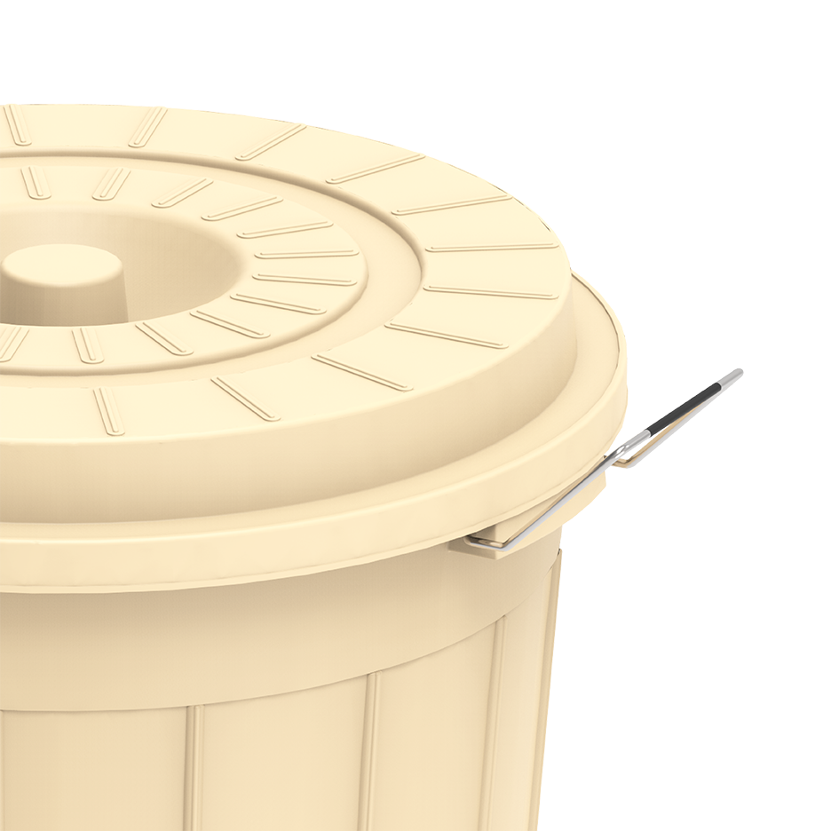30L Round Plastic Drums with Lid