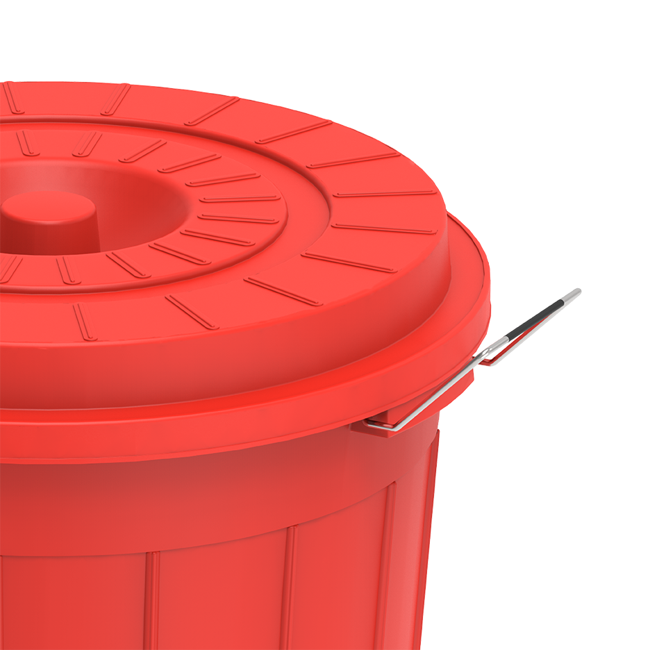 30L Round Plastic Drums with Lid