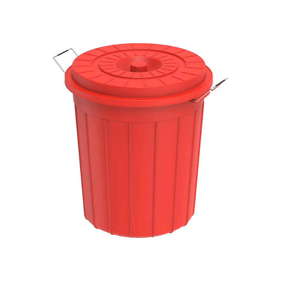 30L Round Plastic Drums with Lid