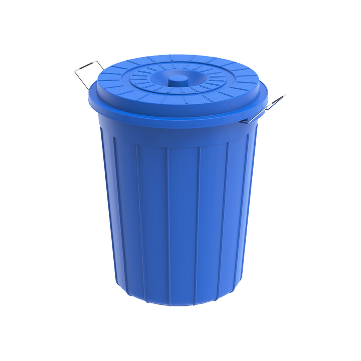 45L Round Plastic Drums with Lid
