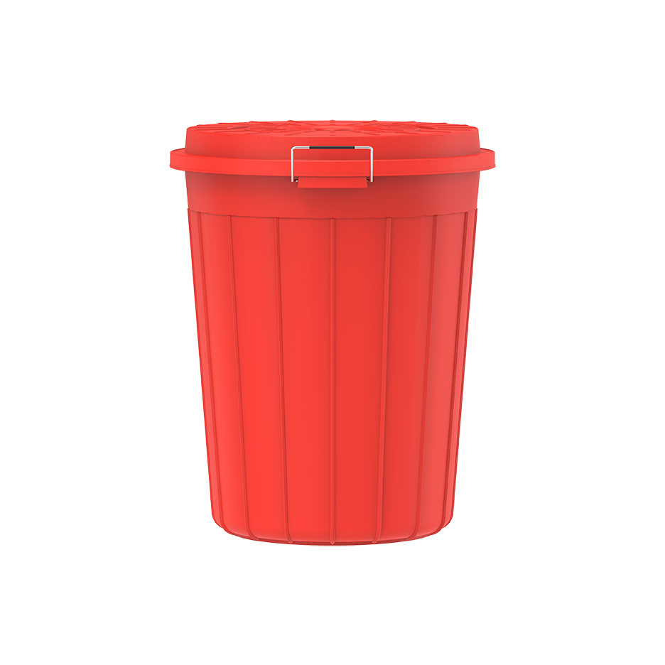 45L Round Plastic Drums with Lid