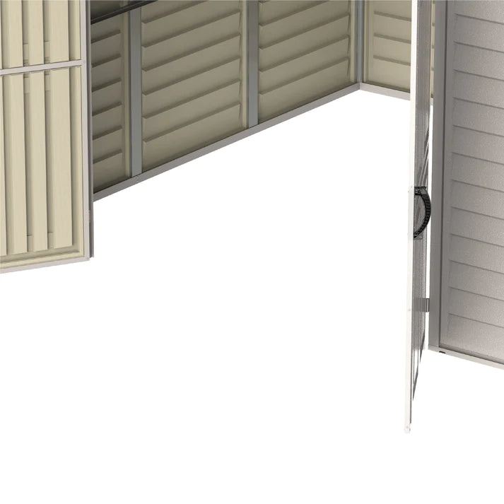 Outdoor & Garden Walk-in Storage Shed 8x8ft- Cosmoplast KSA