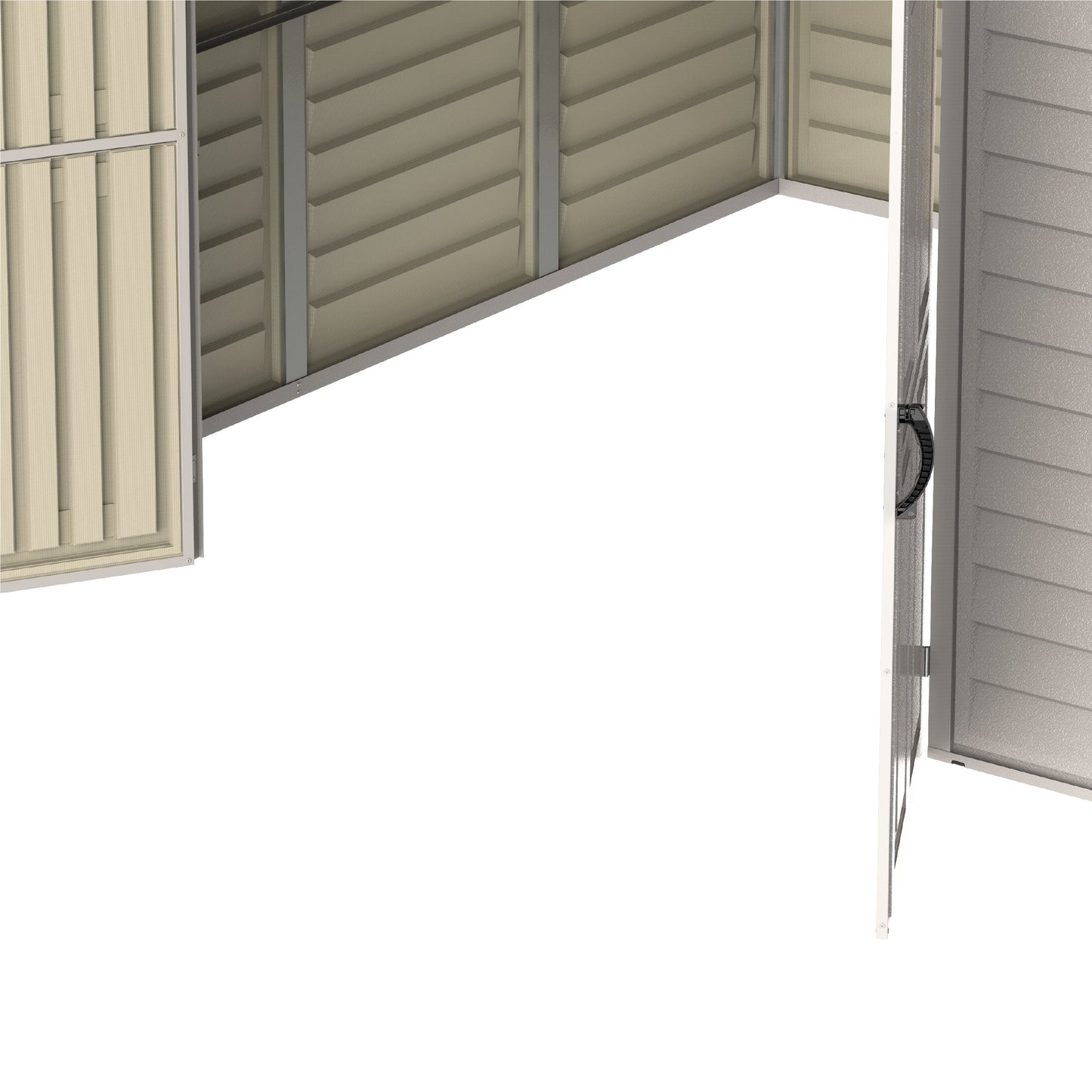 دورامايت غرفة التخزين حديقة 8⨉8 قدم مع رف لتخزين مجاني 4 
