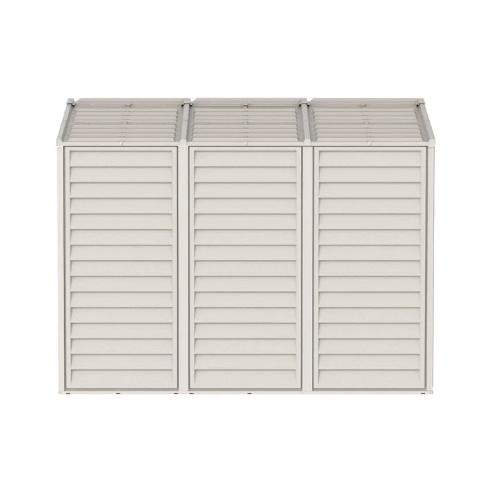 DuraMate 8x8ft 239.7 x 241.8 x 187.5 cm Resin Storage Shed with FREE Shelving Rack 4