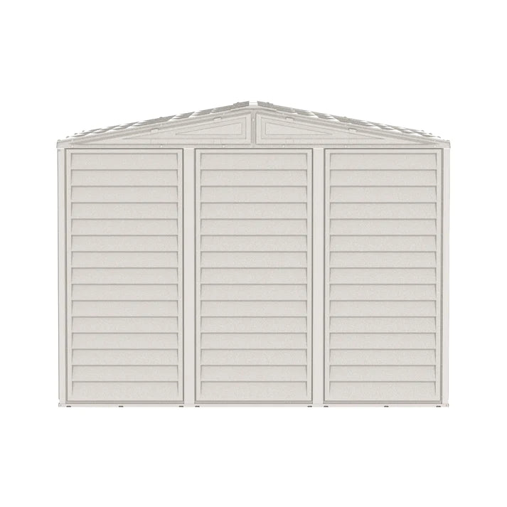 DuraMate 8x8ft 239.7 x 241.8 x 187.5 cm Resin Storage Shed with FREE Shelving Rack 4