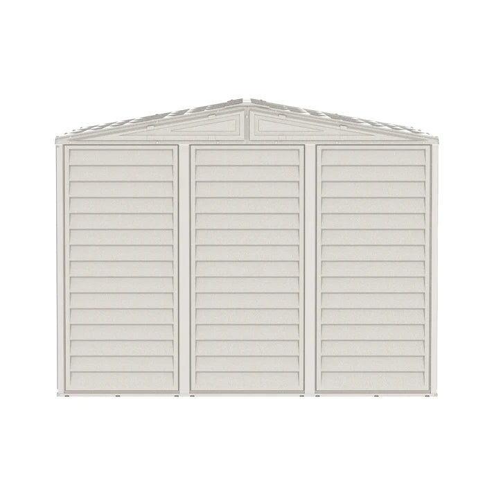 DuraMate 8x8ft 239.7 x 241.8 x 187.5 cm Resin Storage Shed with FREE Shelving Rack 4