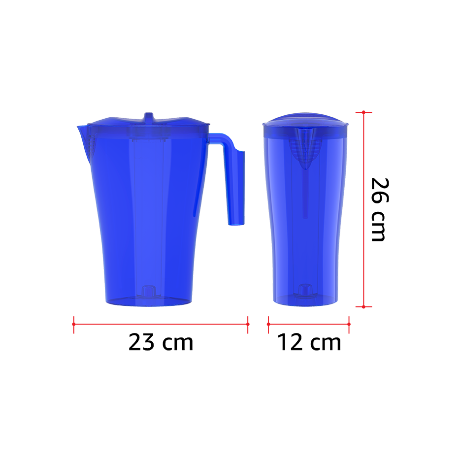 Plastic Water Jug with Ice Holder