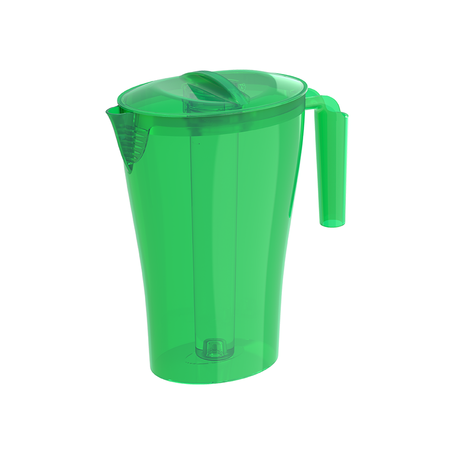 Plastic Water Jug with Ice Holder