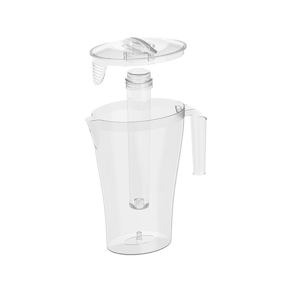 Plastic Water Jug with Ice Holder