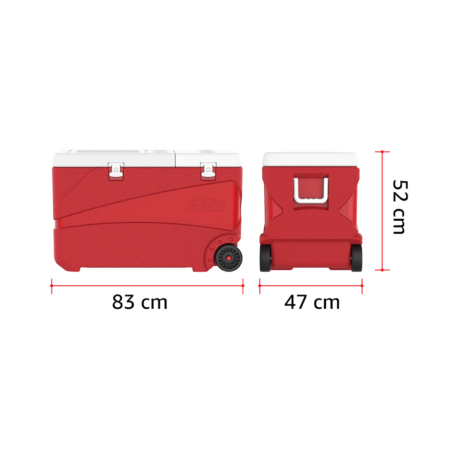 102L KeepCold Deluxe Icebox with Wheels