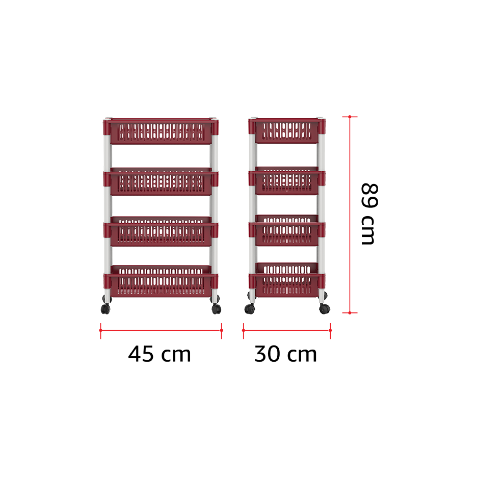 4 Tiers Vegetable Storage Rack