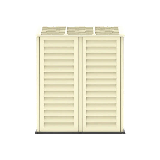 YardMate Pent PLUS 5x3 ft + Shelving Rack 4 Free + 2x 55L Storage Box FREE