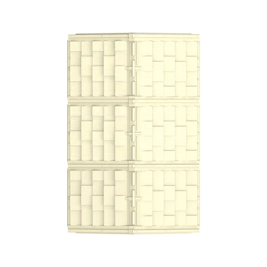 YardMate PLUS 5x8ft 250 x 161 x 210 cm Resin Garden Storage Shed with Shelving Rack 4