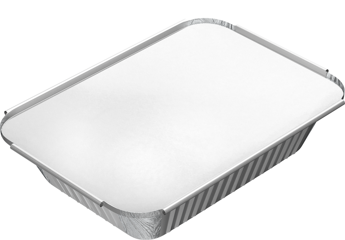 Aluminium Container 890 cc with Lid 
