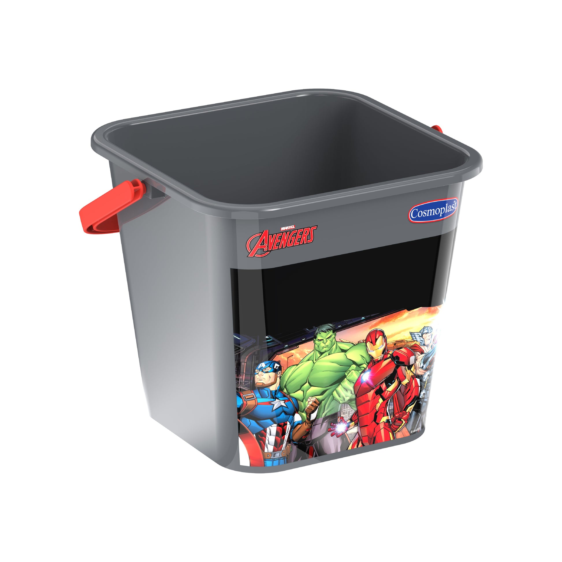 Cosmoplast Disney Marvel Avengers Sand Bucket 5 Liters with Handle