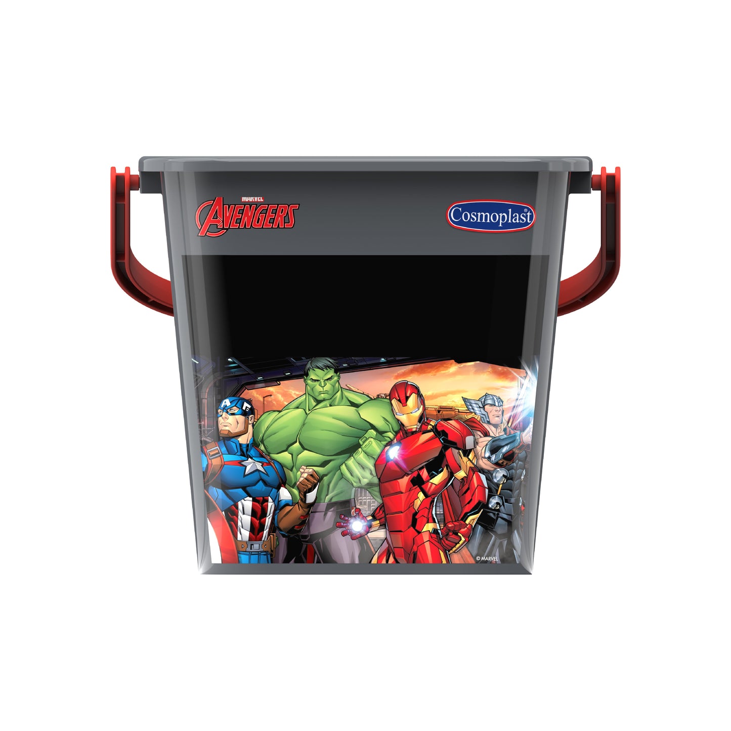 Cosmoplast Disney Marvel Avengers Sand Bucket 5 Liters with Handle