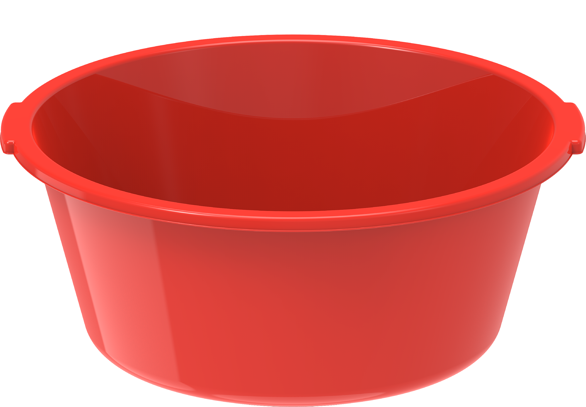 Plastic Deep Basin Tub 100L Red
