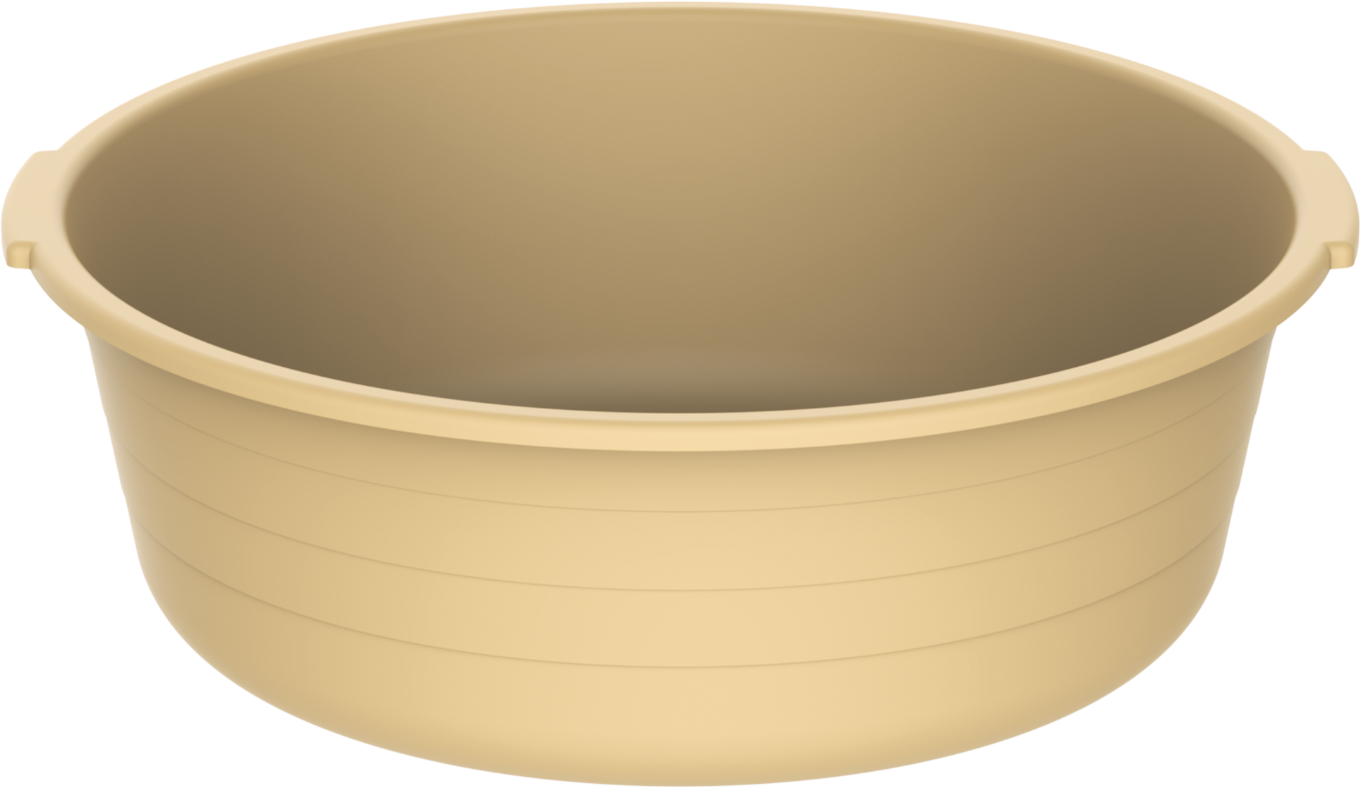 12" Round Plastic Basin Tub 6L